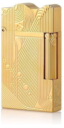 Sanji Classic Feuerzeug, Old Trench Kerosinfeuerzeug, Retro Flip Top, knackiger Stahlton, nachfüllbarer Seitenschieber, geeignet for Camping, Outdoor-Wandern, Geschenk for Männer, Väter und Ehemänner