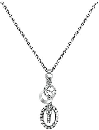 Konplott Halskette Anhänger Rings & Rhythm Silber antik Silber