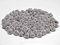 Rosen 15 mm x 100 Stück Satinrosen Aufnäher Deko Blumen Röschen zum Basteln Haarschmuck kleine Rosenköpfe Silber 012