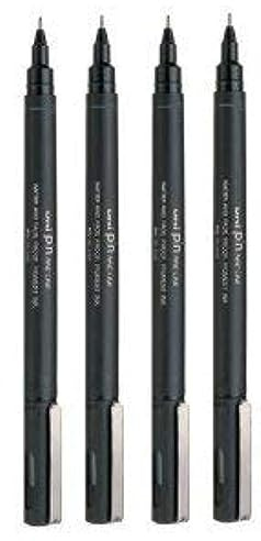 Uni-Ball Pin Zeichenstift, ultrafeine Linienmarker, 0,4 mm, blaue Tinte, 12 Stück