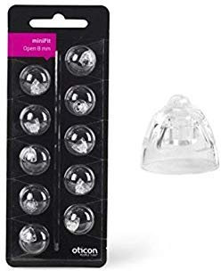 Oticon 6mm MiniFit Domes (2 Packs-20 Domes) by Oticon