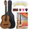 La Mancha Rubinito CM/63 Konzertgitarre Starterset (7/8 Klassigitarre, massive kanadische Zederndecke, Griffbrett: Ovangkol, inkl. umfangreichem Zubehörset) Natur offenporig matt