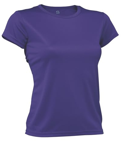 Asioka 356/16 Maglietta Tecnica a Maniche Corte, Donna, Donna, 356/16 Lila S, Viola, S