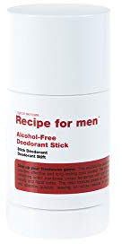 RECIPE FOR MEN Deodorant Stick - Long-Lasting Wetness Protection, Fast-Absorbing & Gentle on Skin, For All Skin Types, 75 ml