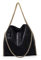 Umhängetaschen für Frauen Damen Kette Umhängetasche Kettentasche Taschen für Damen Casual Handtasche große Hobo Schultertasche(Schwarz)