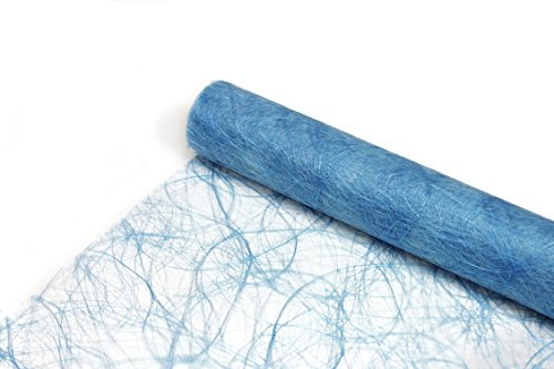 DEKOMARKET Sizoweb® Tischband Tischläufer Tischdecke 5 Meter lang, 30 cm breit (hellblau)