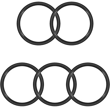 Othmro Nitrilkautschuk-O-Ringe, 70 mm Außendurchmesser, 60 mm Innendurchmesser, 5 mm Breite, metrische Buna-N-Dichtung, 5 Stück