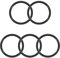 Othmro 5pcs O-Rings Seal Rubber Washer, 70mm OD 60mm ID 5mm Width, Nitrile Rubber Sealing Gasket Rings, Washers Seal & Auto Quick Repair