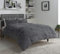 Olivia Rocco Snuggle Duvet Cover Set Super Soft Fluffy Quilt Sets Warm Cosy Winter Bedding, Double Charcoal