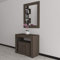 VE.CA.s.r.l. - Table Console Extensible Marte - En Bois Nobilité - Avec Banc Extensible - Dimensions : 90x40 cm - Hauteur : 77 cm - Jusqu'à 300 cm - Mobilier de maison, Cuisine - Couleur : Noyer