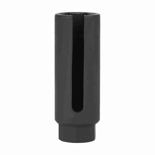 22mm Oxygen Sensor Socket, 3/8 Drive O2 Sensor Removal Tool, Chrome Vanadium Steel Spark Plug Non-Slip Socket Wrench for Car Oxygen Sensor Removal and Installation