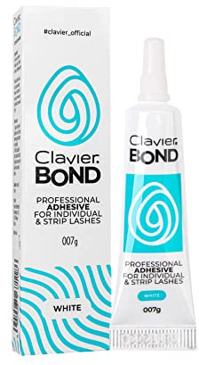 Colla per ciglia Clavier Bond 7g | Bastone ciglia finte sulla striscia (bianco)