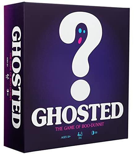 Big G Creative GHOSTED - The Game of Boo-Dunnit Be The First to Figure Out Who Turn You Into a Ghost by Using Your Detective Skills. Ages 10+, Multicolor, 26.67 x 26.67 x 6.35 cm