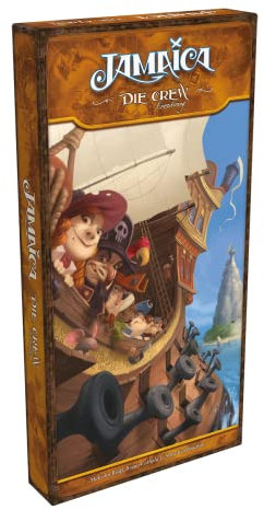 Asmodee, Jamaica – Die Crew, Erweiterung, Familienspiel, Brettspiel, 2-6 Spieler, Ab 8+ Jahren, 30+ Minuten, Deutsch