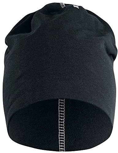 Clique - Mütze Damen Herren Kyle Jersey Stretch Einheitsgröße Herbst Winter in verschiedenen Farben, schwarz / weiß, One size