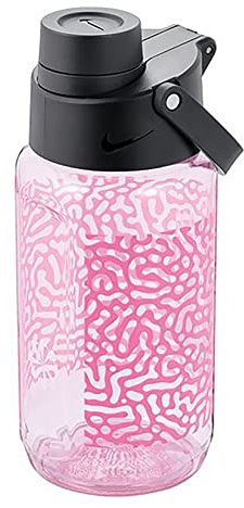 Nike Unisex – Botella para adultos TR Renew Recharge, rosa Rise/Black/Light Menta, 473 ml
