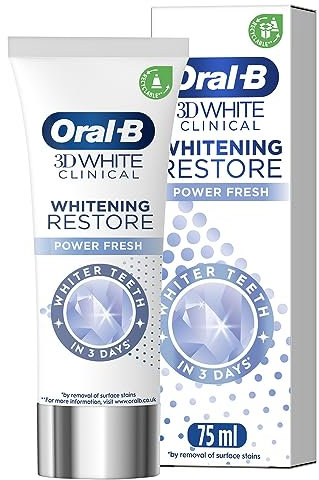 Oral-B 3D White Clinical Power Fresh Toothpaste 75ml