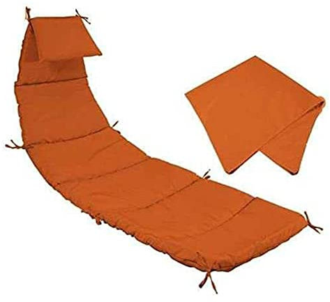 Cojín de Recambio de Tela para Hamaca y sombrilla, actualice su Hamaca Colgante de Exterior, su Tumbona Colgante, su Chaise con Accesorios Resistentes y Elegantes