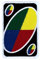 Urbanski Patch UNO Karte Farbe wünschen zum Aufbügeln 7,4 x 4,7 cm | Aufnäher Applikation Bügelbild