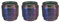 BMTick Pack de 3 piezas Tubo Bulbo de Tanque Arco Iris Compatible con GeekVape Z/Zeus Sub-Ohm/Zeus X/Zeus X-Mesh/Zeus Dual RTA, tubo de bulbo de cristal, 5 ml, Incluye paño de limpieza preparatoria