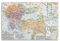 GELS Ottoman Empire Divided History Vintage Map Poster Dekorative Malerei Leinwand Kunst Bild 40 x 60 cm