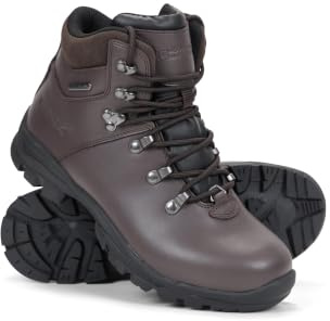 Mountain Warehouse Latitude II Extreme Wasserdichte Herren Leder Wanderstiefel Braun Herren-Schuhgröße 44 EU
