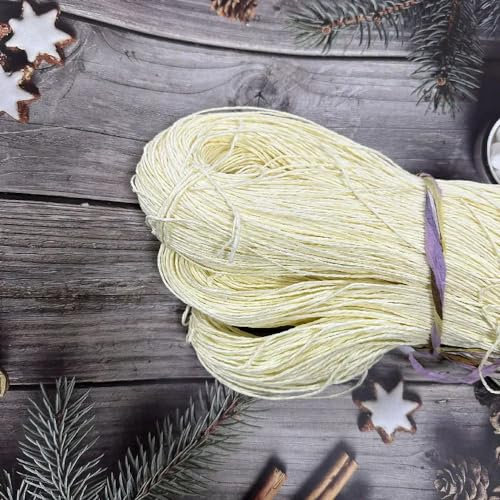 RAEF 500g 600meter Sommer Bast Garn Häkeln Natürliche Papier Stroh Fäden Handwerk Für DIY Stricken Hut Handtasche Geldbörse Korb Rattan Material