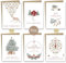Weihnachtskarten mit Umschlägen Set, 36 Weihnachtskarten A6 Postkarten für Weihnachten, Kleine Weihnachtskarten für Familie Freunde Kinder Grußkarten Weihnachten Geschenke Aquarell Weihnachtspostkarte