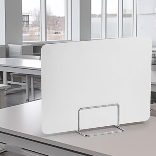 Acoustic Desk Dividers Clamp on PVC Privacy Panel for Office and Students Soundproof Standing Desk Divider (60X60CM)