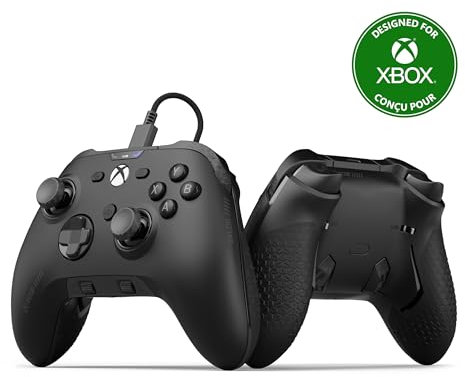 SCUF VALOR PRO Wired Performance Xbox Controller – Customizable Back Paddles, Instant Triggers, Hall Effect Thumbsticks, Audio Controls, Xbox Series X|S, Xbox One – Black