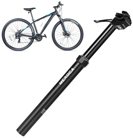 Fahrrad Dropper Sattelstütze, Hydraulische Erwachsene Teleskopsattelstütze, 30,9/31,6mm Höhenverstellbare Aluminiumlegierung Für Fahrrad , Gesamtlänge 445mm