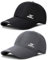 AYPOW 2 Pack Schnell Trocknend Baseballkappe, Leichte Atmungsaktiv Sommermütze Herren und Damen Einstellbare Basecap Sportkappe, Faltbare Baseball Cap Sommer Sportmütze for Running Tennis Golf Reisen