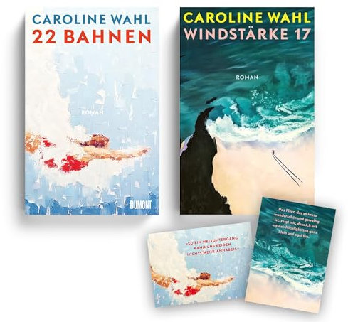Caroline Wahl Taschenbuch-Set: 22 Bahnen & Windstärke 17 – Zwei Bestseller im Doppelpack für Fans der jungen deutschen Literatur – Inkl. 2 exklusiver Postkarten – Geschenkset für Leseratten