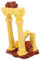 Toyvian Décoration De Colonne Romaine Ornements De Décoration D'Aquarium Piliers De Paysage Colonnes D'Aquarium Réservoir Sculpture De Colonne Romaine Colonne Grecque