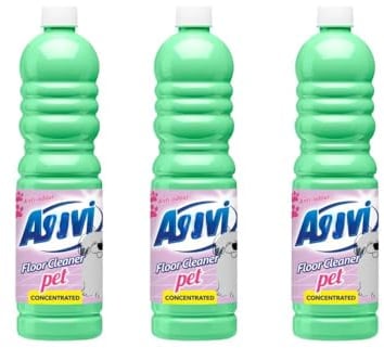 Concentrated Floor Cleaner, Multi-surface, Pet Friendly, 3 x 1L Bottles