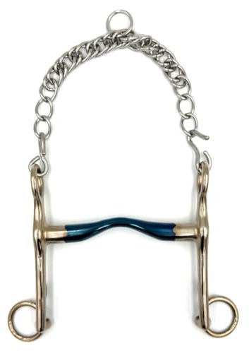 ES0067 Kandarengebiss Zungenfreiheit Sweet Iron Edelstahl 16mm, 11.5 cm | Equine Smile Kandare Süßeisen Stangengebiss Dressurgebiss Ungebrochen Gebiss Gebisse Pferd Maulschonend Reitsport Dressur