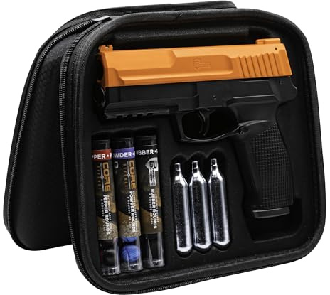 Prepared 2 Protect P2P Secure 68P Pepper Ball Pistol .68 Cal CO2-Powered 6-Shot Starter Kit — Less-Lethal Self-Defense