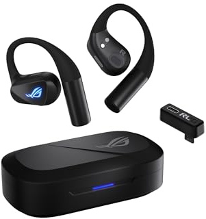 ASUS ROG Cetra Wireless Open Gaming Headset (2.4GHz & BT, ROG SpeedNova, 14.2mm DLC Coated Diaphragm Drivers, Custom Sound Mode, Cancelling Microphones