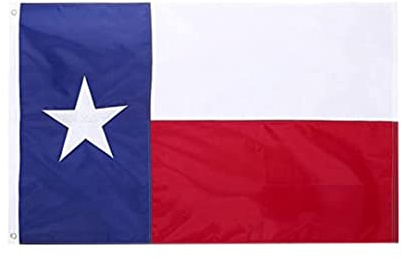 Bandiera cucita dello stato del Texas, bandiera del Texas cucita federale e nazionale in poliestere da appendere 90x150 cm, federale e nazionale