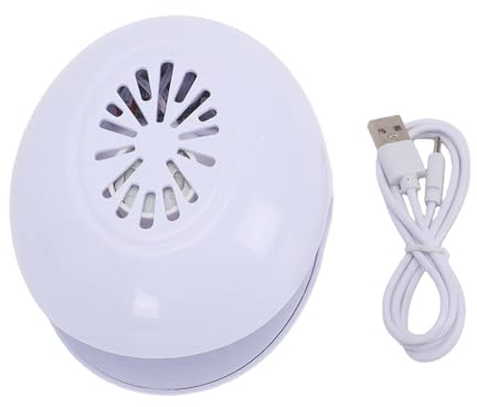 OPPWONG Mini Nail Dryer, USB Portable 2 in 1 Nail Polish Dryer with Fan Light and 4 LED Chips, for Regular Polish and Art Decorations