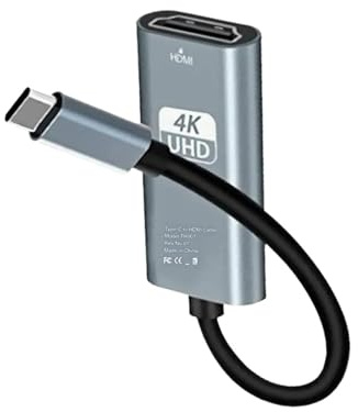 4K@60Hz USB 3.1 USB-C To HDMI Adapter Cable (HUB Function) - Compatible With MacBook/iPad/Samsung/iPhone 15/Laptop, For TV UHD Transmission(4K60Hz)