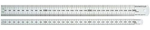 Rumold 323705 Stahllineal 50 cm 50cm silber rostfreier Edelstahl