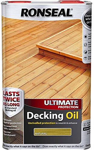 Ronseal Ultimate Protection Decking Stain Natural 5 Litre