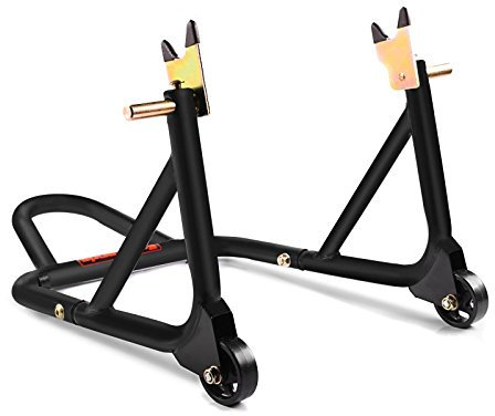 ConStands - Motorrad Montageständer für Kawasaki Ninja 300 / Ninja 650 Schwarz-Matt Hinten XM Racing