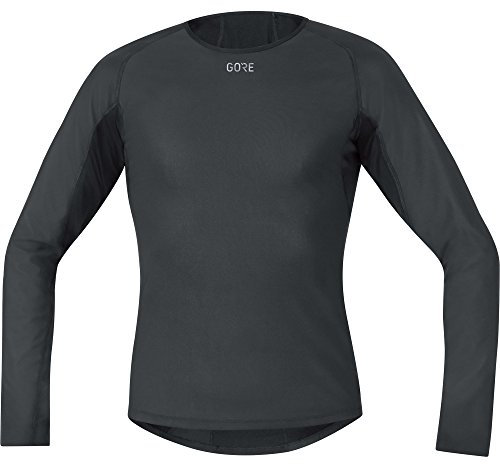 GORE WEAR Herren Windstopper Baselayer Thermo Shirt Langarm, Schwarz, L EU