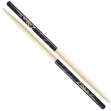 ZILDJIAN Z7AND baguette batterie 7A nylon DIP Series hickory noir