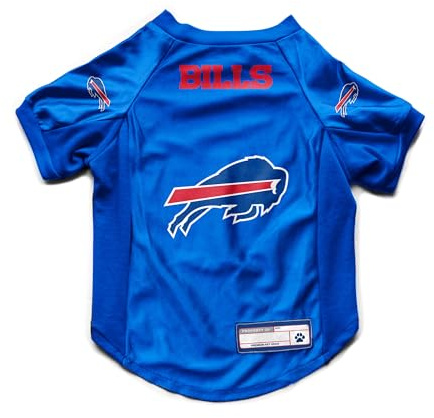Littlearth NFL Buffalo Bills Stretch-Haustier-Trikot, Team-Farbe, Größe XS