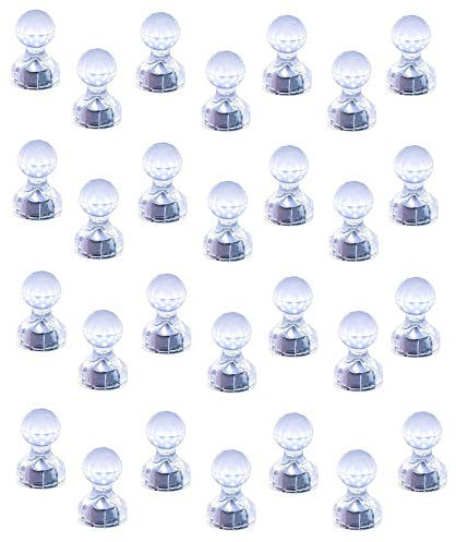 Magnetpro Push Magnete, Packung mit 28 starken Magnetnadeln, perfekte Magnete für Whiteboard, Kühlschrank, Karte und Kalender