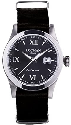 Locman Italy Herrenuhr Island schwarz Ref. 0614A01