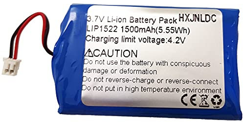 Batería de 3.7V 1500mah para reemplazo de batería del Controlador inalámbrico Sony PS4 (CUH-ZCT2U, CUH-ZCT2E, CUH-ZCT2A 2016 y Modelos posteriores) dualshock Playstation 4 Gen 2 Enchufe pequeño